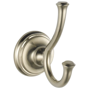 Liberty Hardware Cassidy Double Robe Hook | Brilliance Stainless Steel | 79735SS