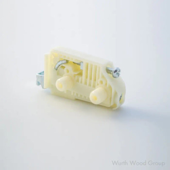 Left Hand Dowel-Mount Hanging Bracket, White Finish, 10MM | 806P2SX