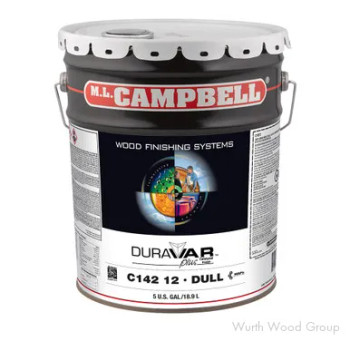 Duravar Plus Post Cat Clear Dull, 5 Gallon - Ml Campbell 000C14214-16, 1 GALLON, Satin | C142141