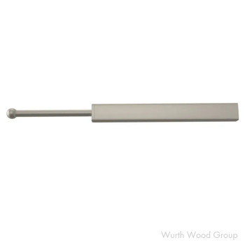 Sidelines Satin Nickel Pull Out Valet Rod 15/16"W x 13-3/4"D, Side Mount, Aluminum, 35lb Weight Capacity - CVLSL-14-SN-1, 14" | CVLSL14SN1