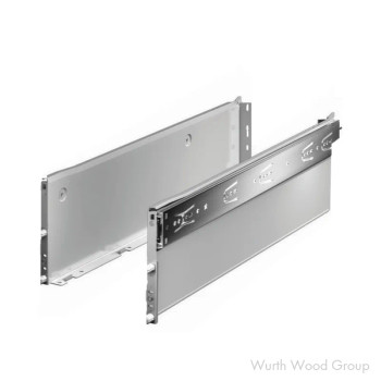ZBox 6223 Drawer Slide with 100lb Capacity, Full Extension, 6", White Epoxy, 14, 13 3/4" L X 6'' H | GR3013903