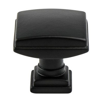 Berenson 1-1/4" x 1-1/4" Knob | Matte Black | H12751055