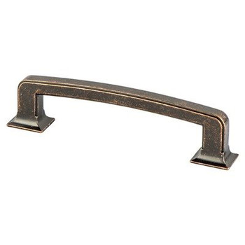 Berenson Hearthstone 128mm CC Pull | Weathered Verona Bronze | H20421WVB