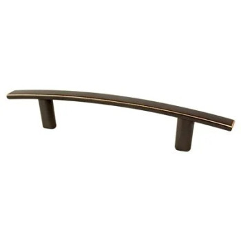 Berenson Transitional Advantage One Series 3-3/4" (96 mm) Center to Center Verona Bronze Pull, - 9175-10VB-P, 96MM