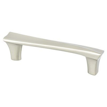 Berenson Fluidic Pulls | Brushed Nickel, Center: 96mm, 4 11/16" | H94761BPN