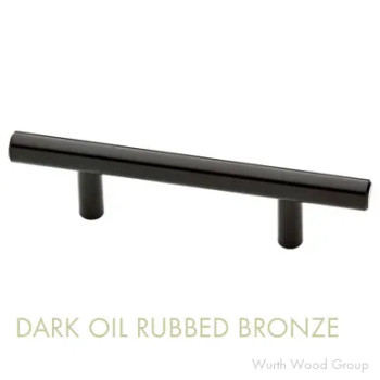 Liberty Steel Series 3-3/4" (96 mm) Center to Center Dark Oil Rubbed Bronze Pull | P01012OB3C