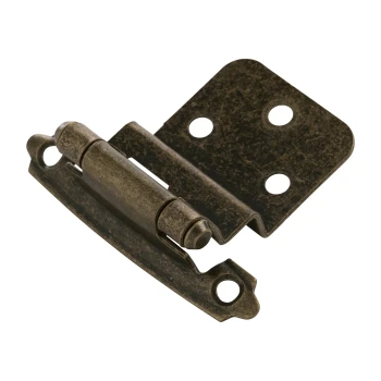 Belwith Keeler Hickory Hardware Self-Close Inset Hinge | Antique Brass