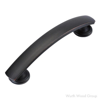 Hickory Hardware American Diner Series 3-3/4" (96 mm) Center to Center Vintage Bronze Pull, - P2141-VB | P2141-VB