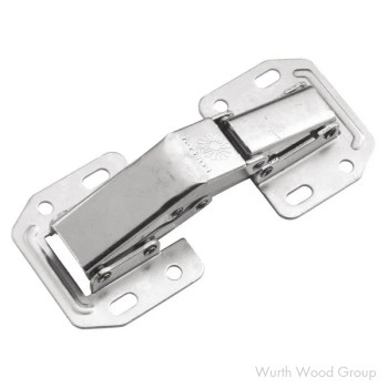 Belwith Self-Close Overlay Frameless Hinges Cadmium, 90° Screw-On - P6992-C | P6992C