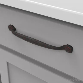 Countryside Refined Rustic Cabinet Pull 192mm c/c | PRO108BI