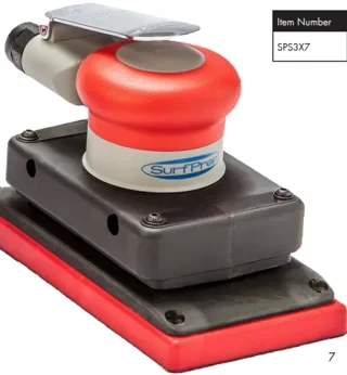 SurfPrep 3" Sander 3/16" Random Orbital | Hook & Loop | SPS3