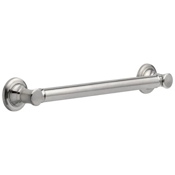 Liberty Hardware Traditional Decorative Grab Bar | 18", Brilliance Stainless Steel | 41618SS