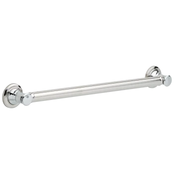 Liberty Hardware Traditional Decorative Grab Bar | 24", Polished Chrome | 41624