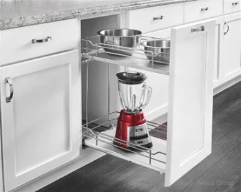 Rev-A-Shelf 2-Tier Base Organizers, Gray | 5322BCSC5GR