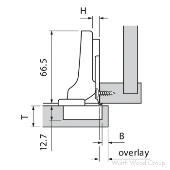 CLIP TOP H/O INSERTA 250/BOX, 120 DEGREE | 71T5690