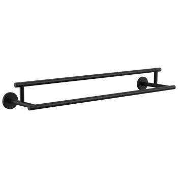 Liberty Hardware Trinsic 24" Double Towel Bar, | Matte Black | 75925BL