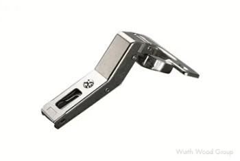 Salice Self-Close Overlay Face-Frame;Frameless Pie Cut Corner Hinge Nickel, 70° Screw-On - C2PYA99 | C2PYA99