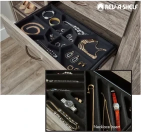Rev-A-Shelf CJD Series Jewelry Drawer | Necklace Insert | CJD24IN