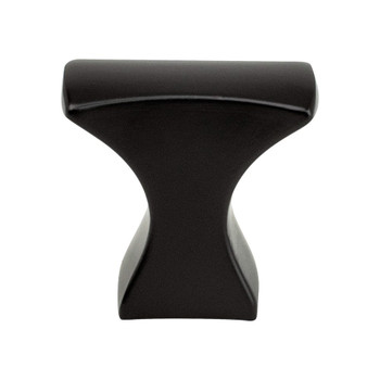 Berenson Aspire Series Matte Black 1-1/4"L x 11/16" (17 mm) W Knob, - 2141-1055-P | 29MM | H21411055