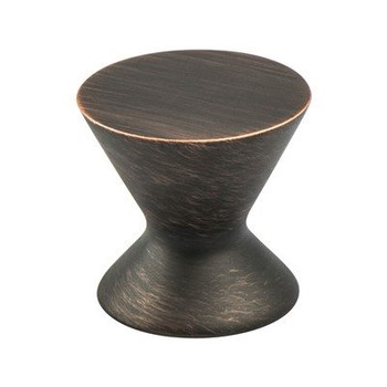 Berenson Domestic Bliss Series | Verona Bronze 1-3/16" (30 mm) Diameter Knob, - 2361-10VB-P | H236110VB