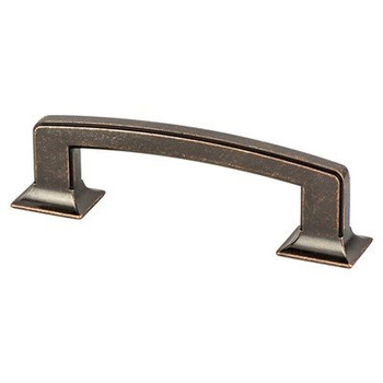 Berenson Hearthstone 96mm CC Pull | Weathered Verona Bronze | H40731WVB