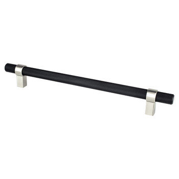 Berenson Radial Reign Length | 224mm CC, Matte Black and Brushed Nickel | H5064455BPN