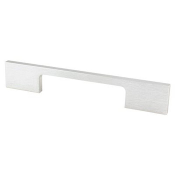 Berenson Contemporary Advantage Two Look Rectangle Pull | Brushed Nickel | H90234BNL