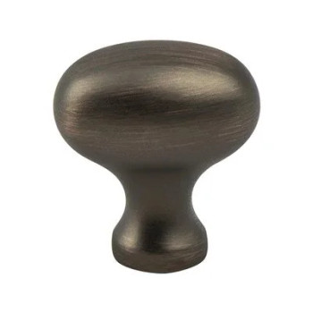 Berenson Transitional Advantage Three Series Verona Bronze 1-1/8" (29 mm) L x 3/4" (19 mm) W Knob, - 9362-10VB-P, 34mm