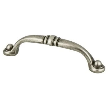 Berenson Traditional Advantage Three Series 3-3/4" (96 mm) Center to Center Weathered Nickel Pull, - 9192-10CZ-P, 96MM | H938510WN