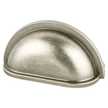 Berenson Traditional Advantage Three Series 3" (76 mm) Center to Center Weathered Nickel Cup Pull, - 9191-10CZ-P | H938810WN