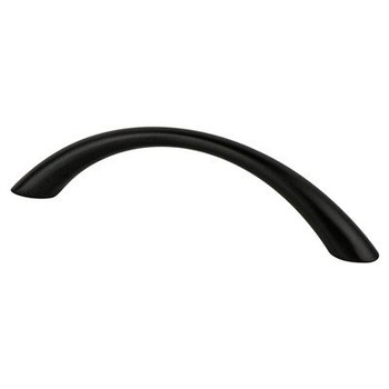 Berenson Contemporary Advantage Four Tapered Arch Pull | Matte Black, 96mm CC | H94204055
