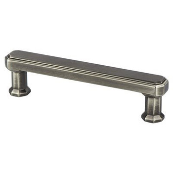 Berenson Harmony Pulls | Vintage Nickel, Center: 96mm, 4 7/16" | H95771VTN