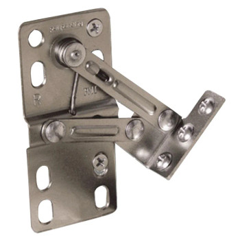 Rev-A-Shelf LD-0220 Chrome 1"L x 1-3/4"D x 3-7/8"H x Tip Out Tray Hardware and Accessories | LD02204540