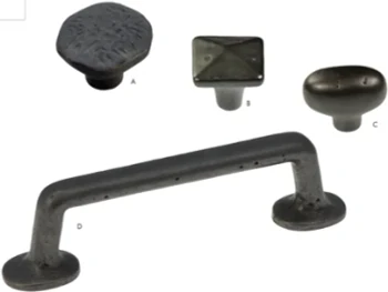 Belwith Keeler Hickory Hardware Pull | 4" Black Iron | PRO23BI