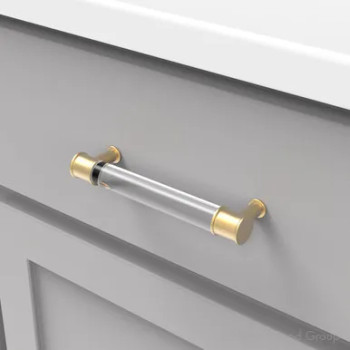Lucent Cabinet Pull 28mm c/c acrylic | PRO80CABGB