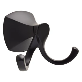 Liberty Hardware Sandover Towel | Hook Matte Black | SAN35FB