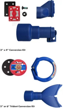 Dixon Abrasives Cnvrt 3" X 4" Sander To C Vac & 4 Hl Pad | 3"X4" | SPS3X4CVCK