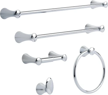 Liberty Hardware Somerset Single Robe Hook, Polished | Robe Hooks | 139566