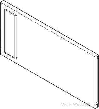 LEGRABOX DRAWER SIDE C HT TS-M BLACK 6/B, 400MM | 770C4002BL