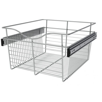 Rev-A-Shelf Pull Out Wire Baskets - CB Series - Chrome 30", 30" W x 14" D x 18" H | CB301418CR3