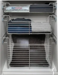 Sidelines Matte Black Closet Basket | 18" W x 14" D x 10 3/8" H | CBSL181410MB3