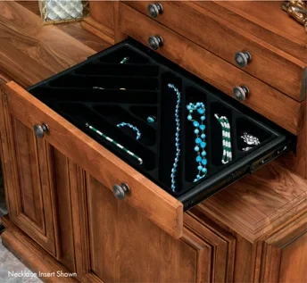 Rev-A-Shelf Jewelry Drawer with Slides | 24" x 14" x 2.5" | CJD2414