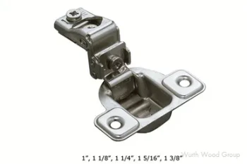 Salice Excentra S 2 Cam Self-Close 3/4" Overlay Face-Frame Hinges Nickel, 106° Screw-On - CSP3499 | CSP3499