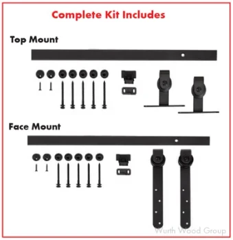 Barn Door Hardware: Mini Kits & Accessories | FRMFM6B