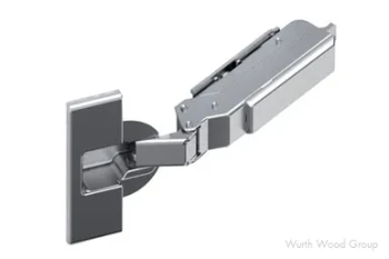 Grass Tiomos Self-Close Full Overlay Face-Frame;Frameless Hinges Nickel, 120° Dowel - F045138307228, 120 DEGREE | GRF045138307228