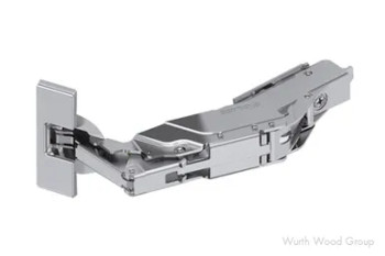 Grass Tiomos Self-Close Overlay Face-Frame;Frameless Hinges Nickel, 155° Dowel - F045138503217 | GRF045138502217