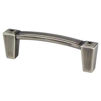 Berenson Connections Pulls | Vintage Nickel, Center: 3", 3 1/2", Height: 1 1/8" | H40011VTN