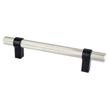 Berenson Radial Reign 128mm CC Length | Brushed Nickel and Matte Black | H50684BPN55