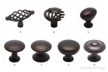 Berenson Adagio Knobs, Height: 1" | H78791ORB