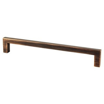 Berenson Contemporary Advantage One CC Champagne Square Pull | Verona Bronze, 192mm | H903240VB